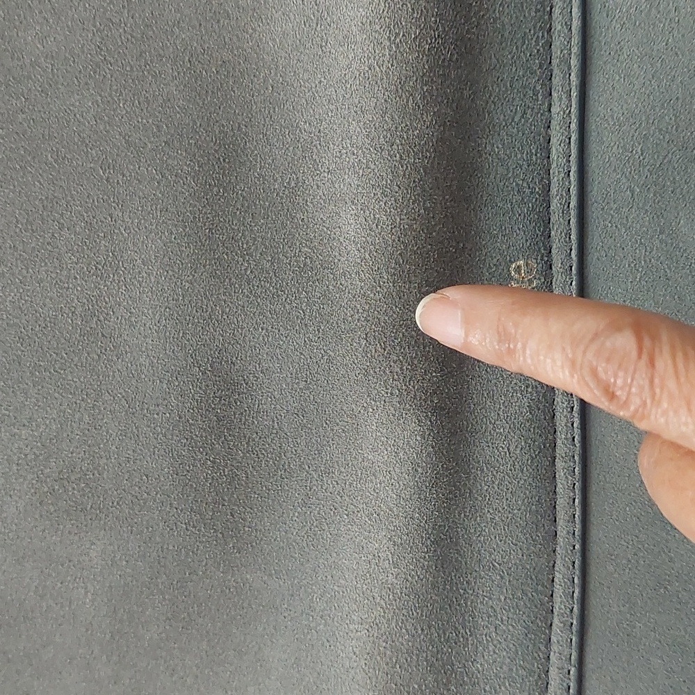 Acote suede grayish blue bag. - Picture 10 of 11